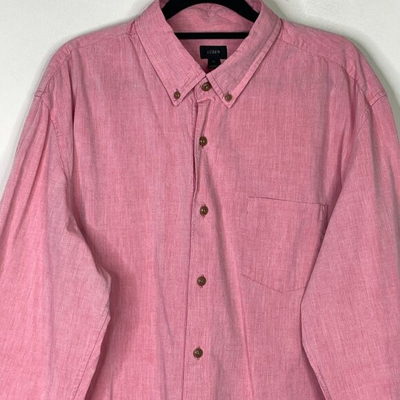 J. Crew Classic Lightweight Button Down Long Sleeve Shirt Men's Size XL - Picture 4 of 9
